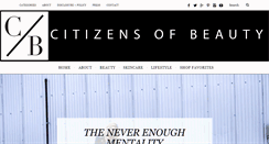 Desktop Screenshot of citizensofbeauty.com